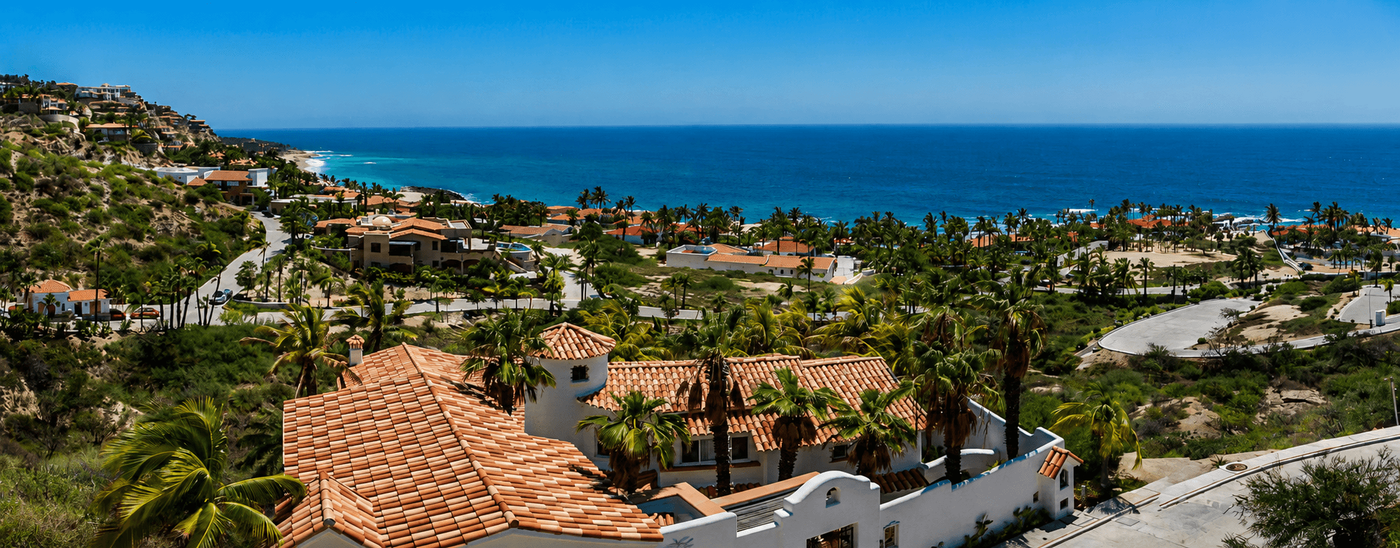 Vista de la Bahía de Cabo San Lucas desde El Tezal, Los Cabos